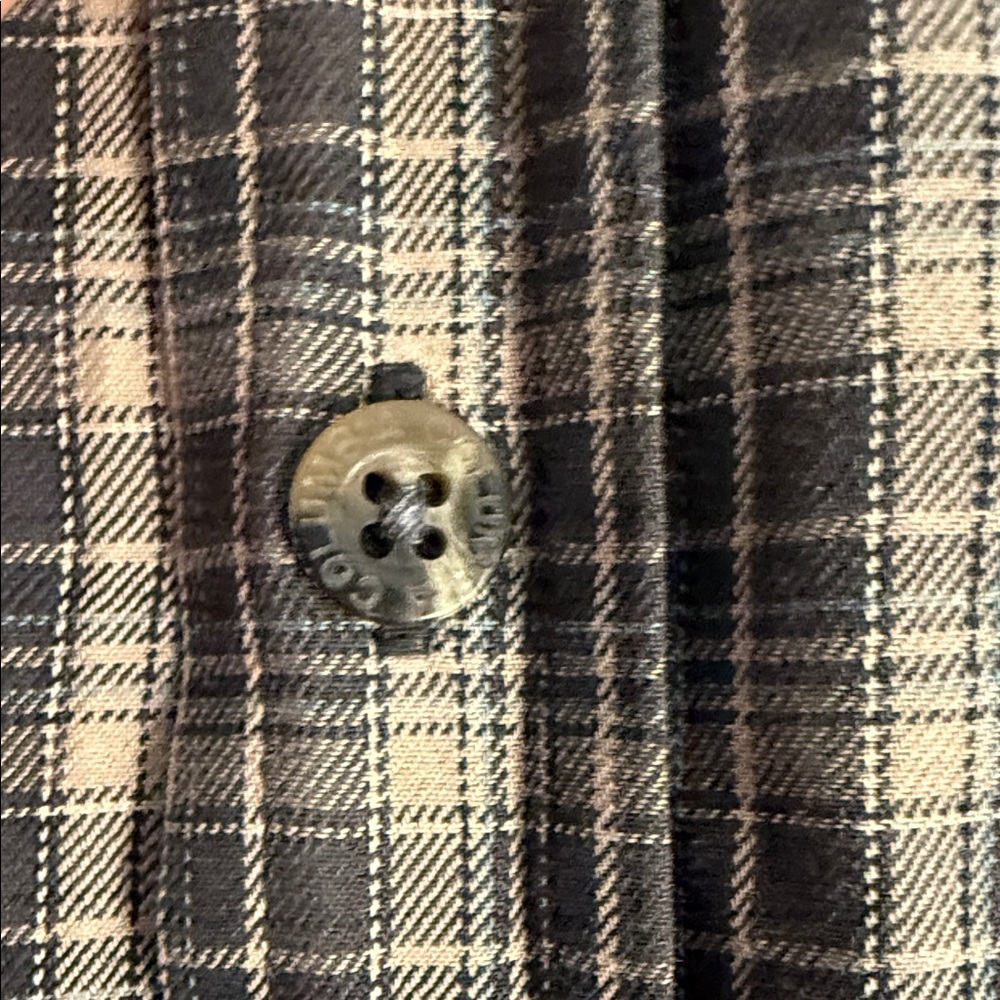 COLUMBIA‎ Men's Plaid Button-Down Long-Sleeve Shirt - Picture 8 of 9